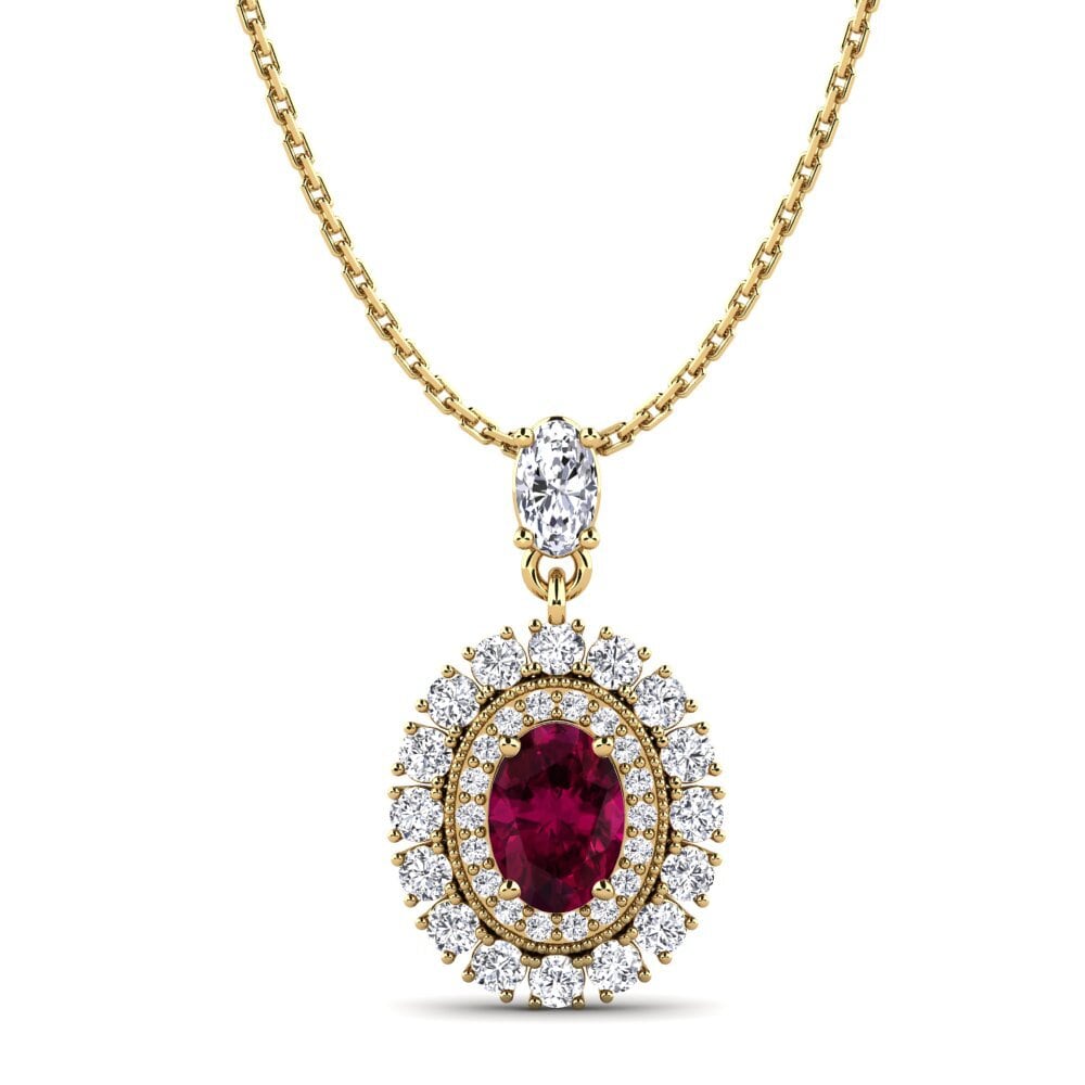 Rhodolite Garnet Women's Pendant Stano