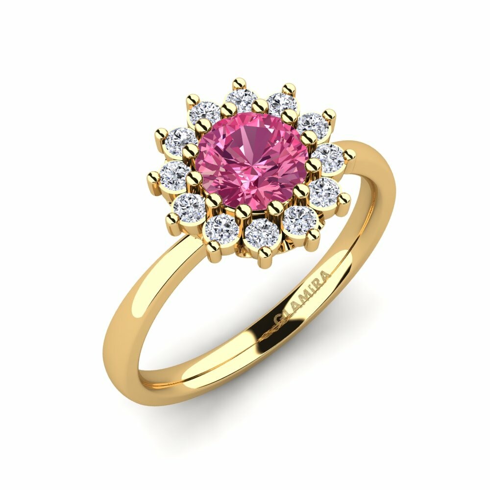 Pink Tourmaline Engagement Ring Staska