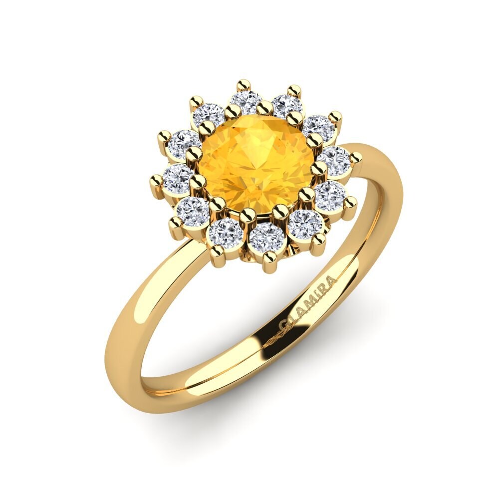 Citrine Engagement Ring Staska