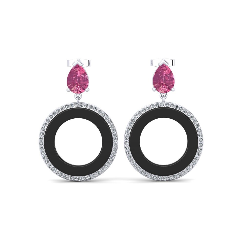 Pink Tourmaline Women's Earring Staub