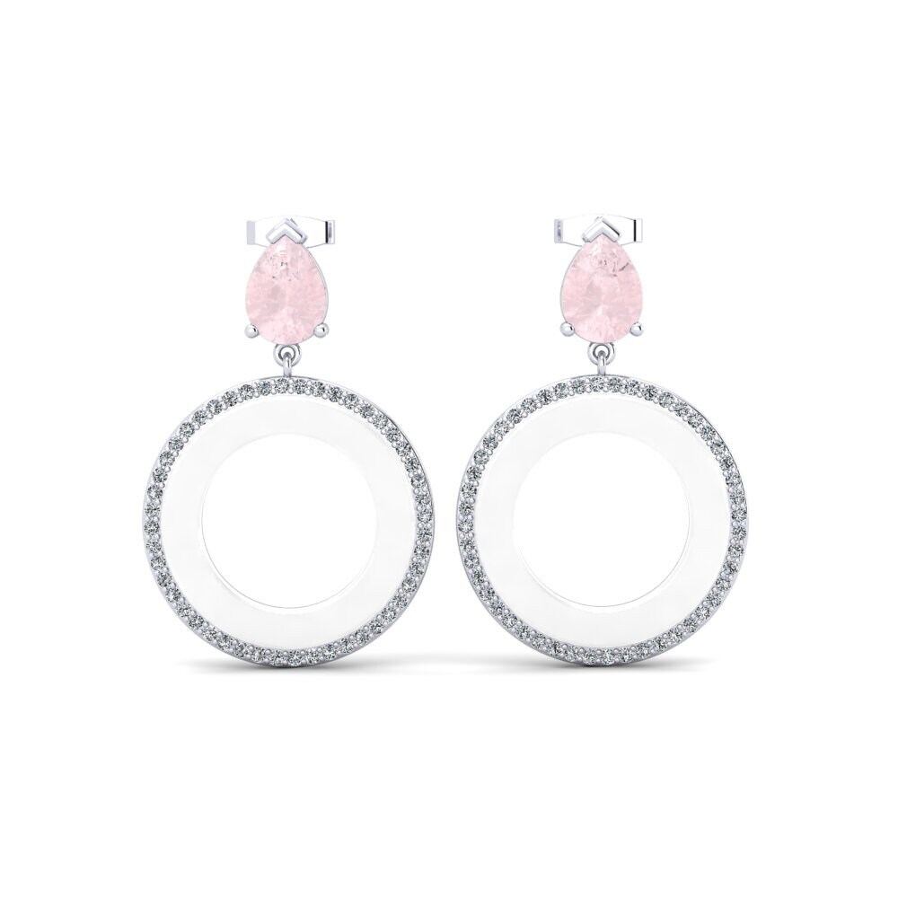 Rose Quartz Women's Earring Staub