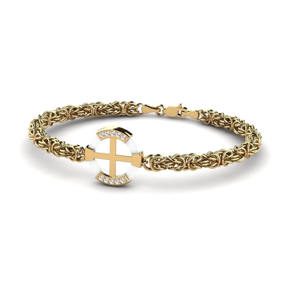 White sapphire Men's Bracelet Stauffer