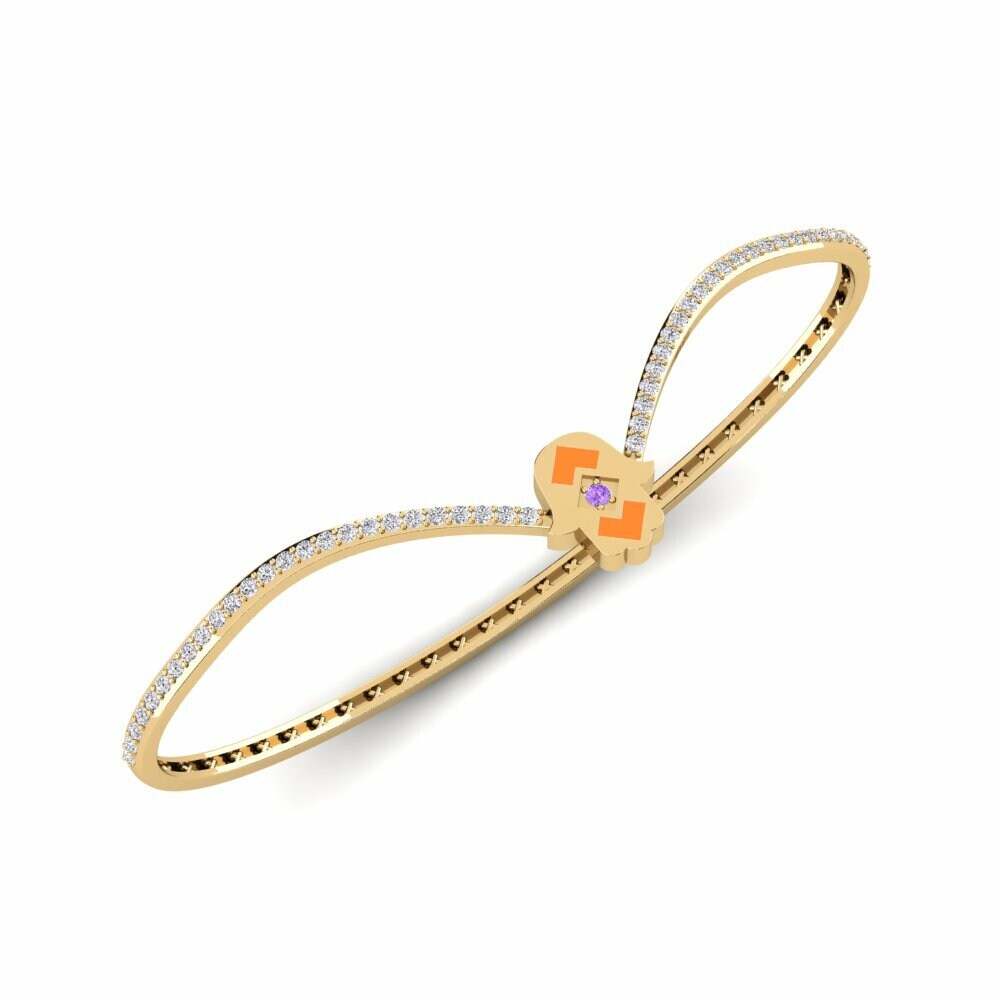 Améthyste Bracelet de paume Steeds