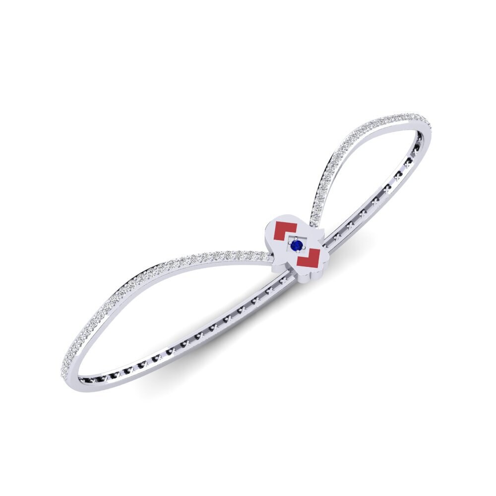 Compre Pulsera de Mujer de palma Steeds Small - Zafiro 14k Oro