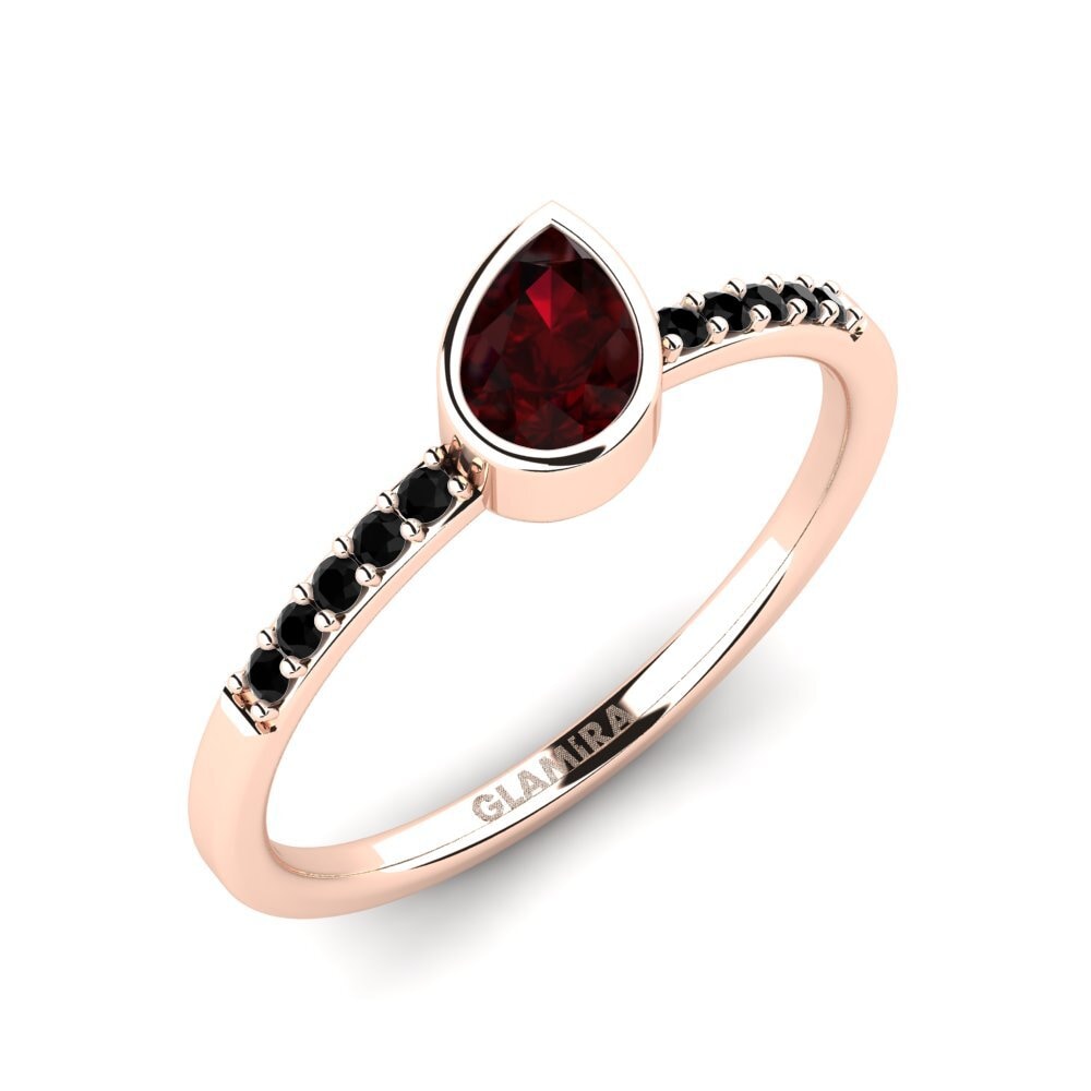 Granate Anillo de compromiso Steenee