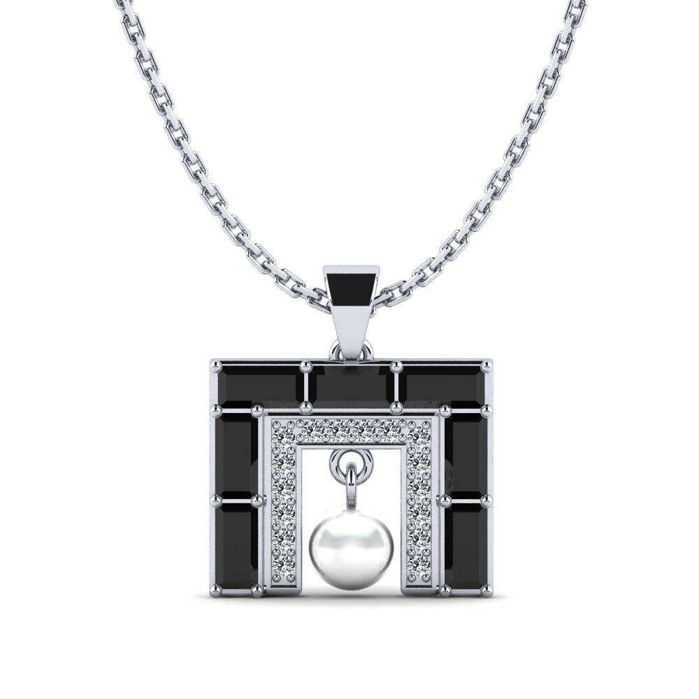 Diamant Noir Pendentif pour femme Stet