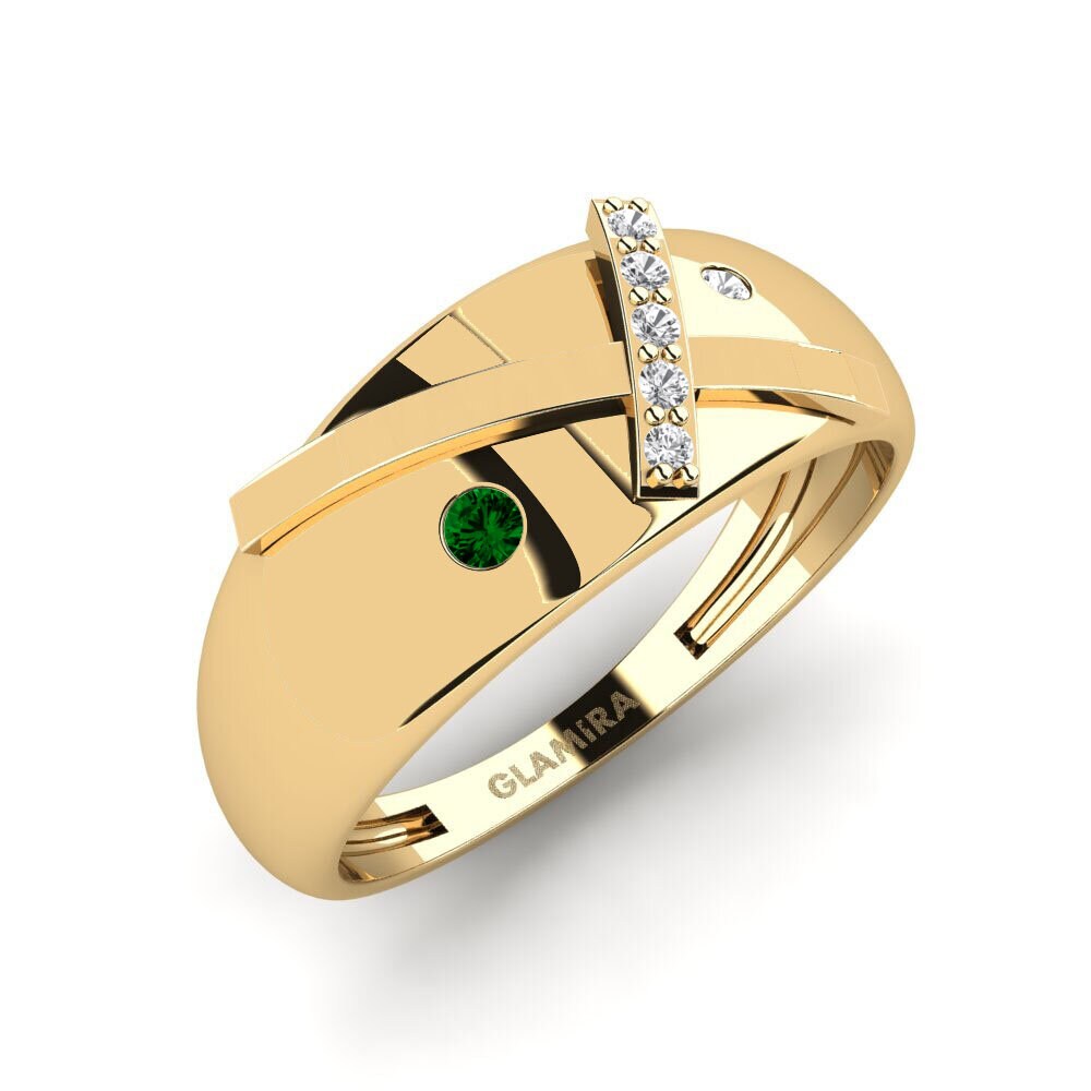 Circonita Verde Anillo Stiga
