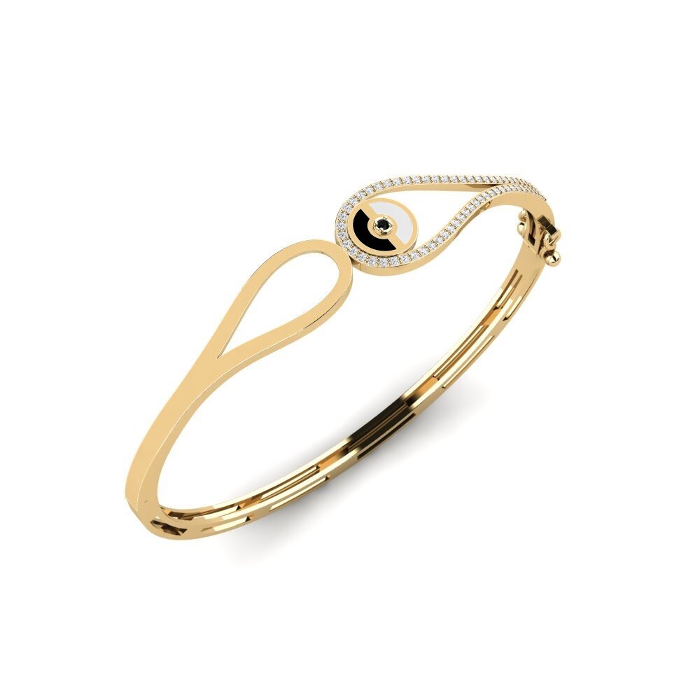 Black Sapphire Women's Bangle Stilusos