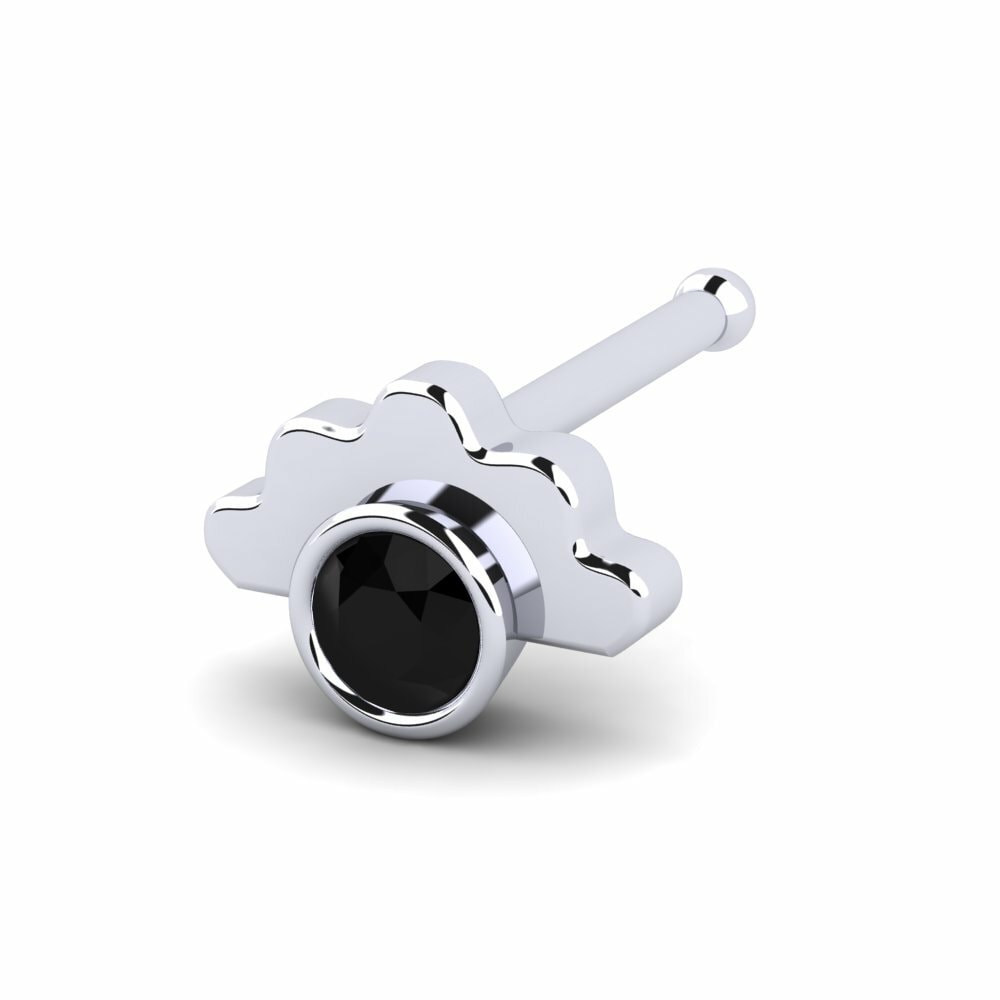 Saphir noir Piercing Nez Stinnes