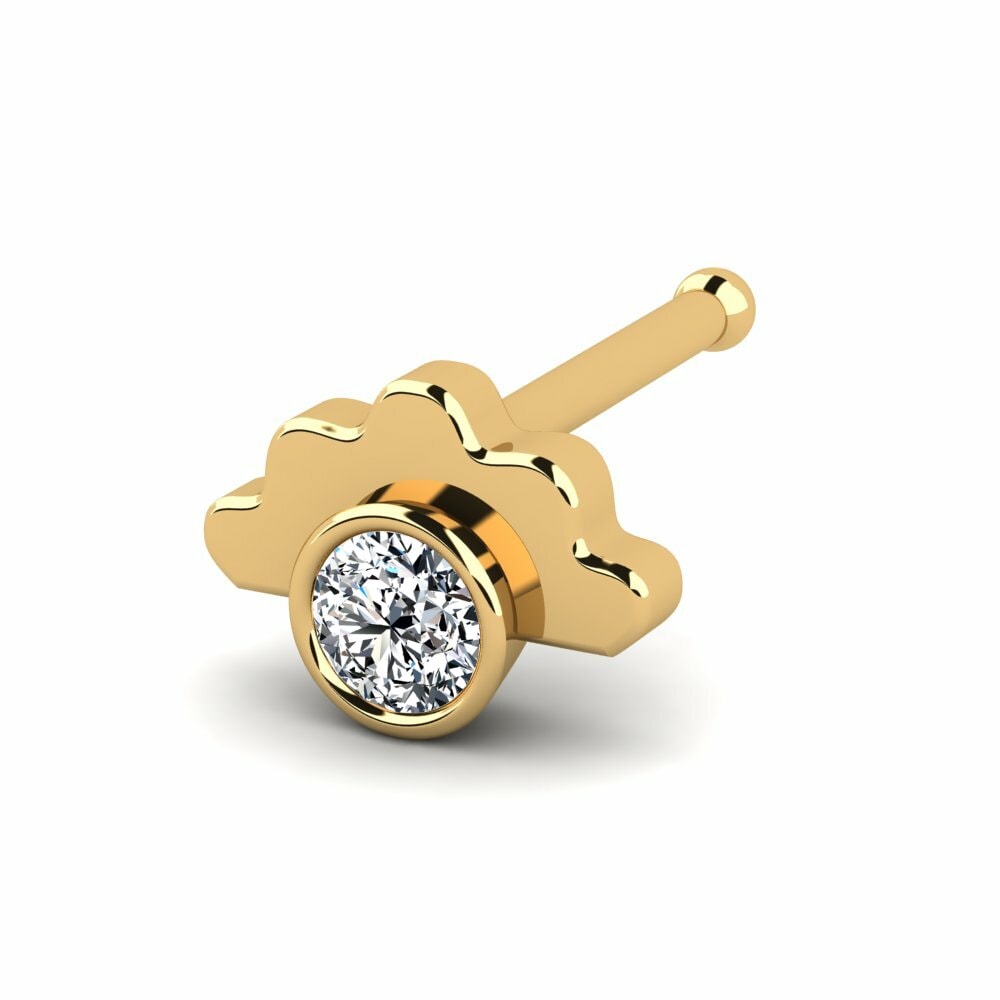 14K Geel Goud Neus Pin Stinnes