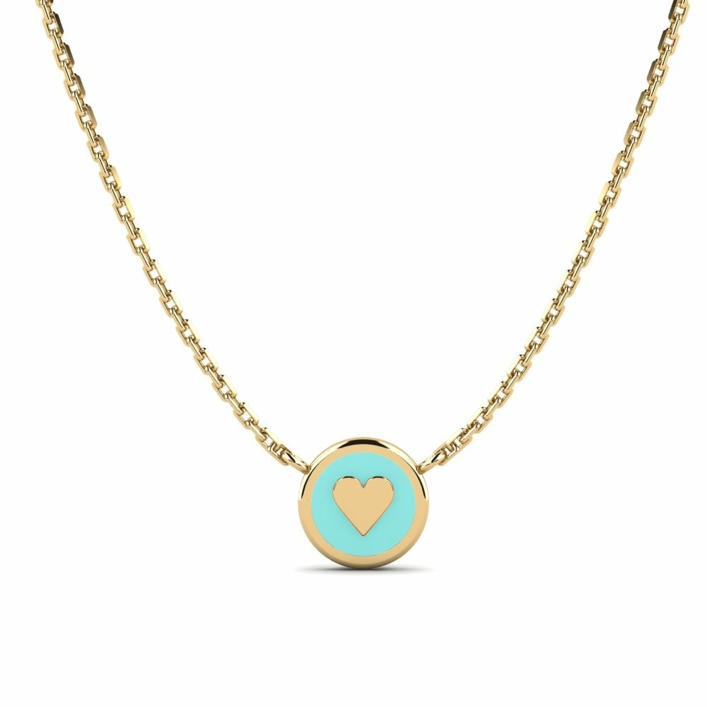 Heart Kids Necklaces Stjerne 585 Yellow Gold