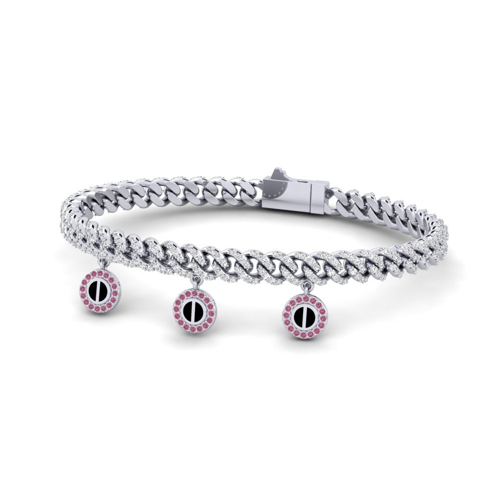 Rhodolite Garnet Women's Bracelet Stmancies