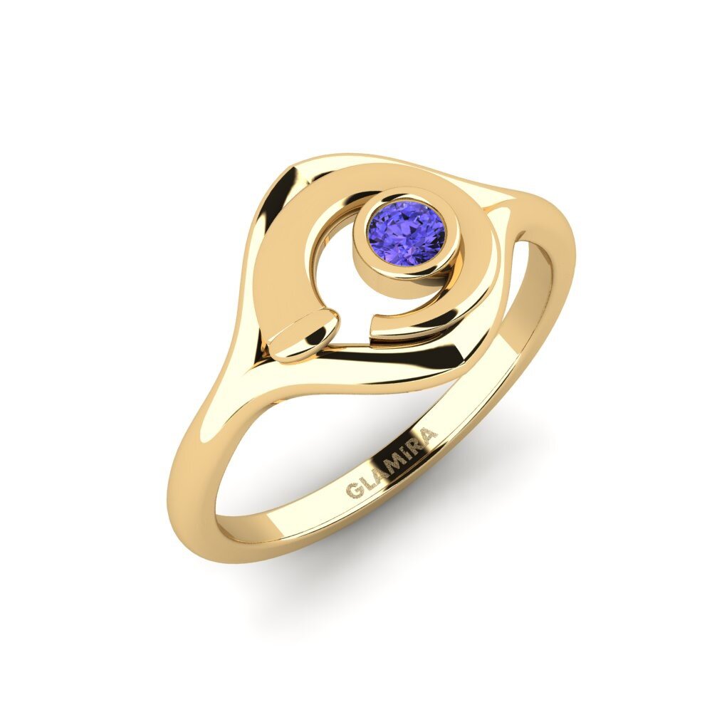 Tanzanite Bague de fiançailles Stocky