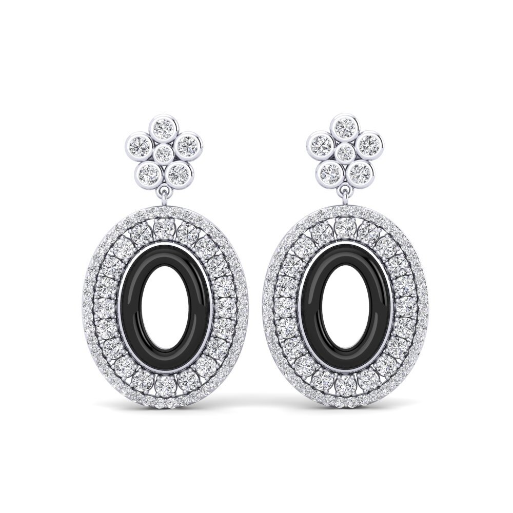 950 Palladium Diamond Women's Earring Stoller