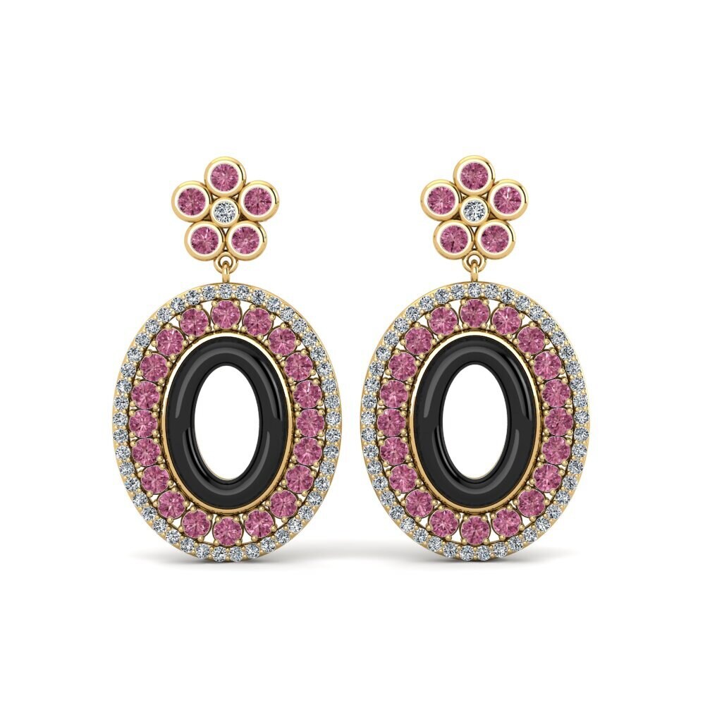 Rhodolite Garnet Women's Earring Stoller