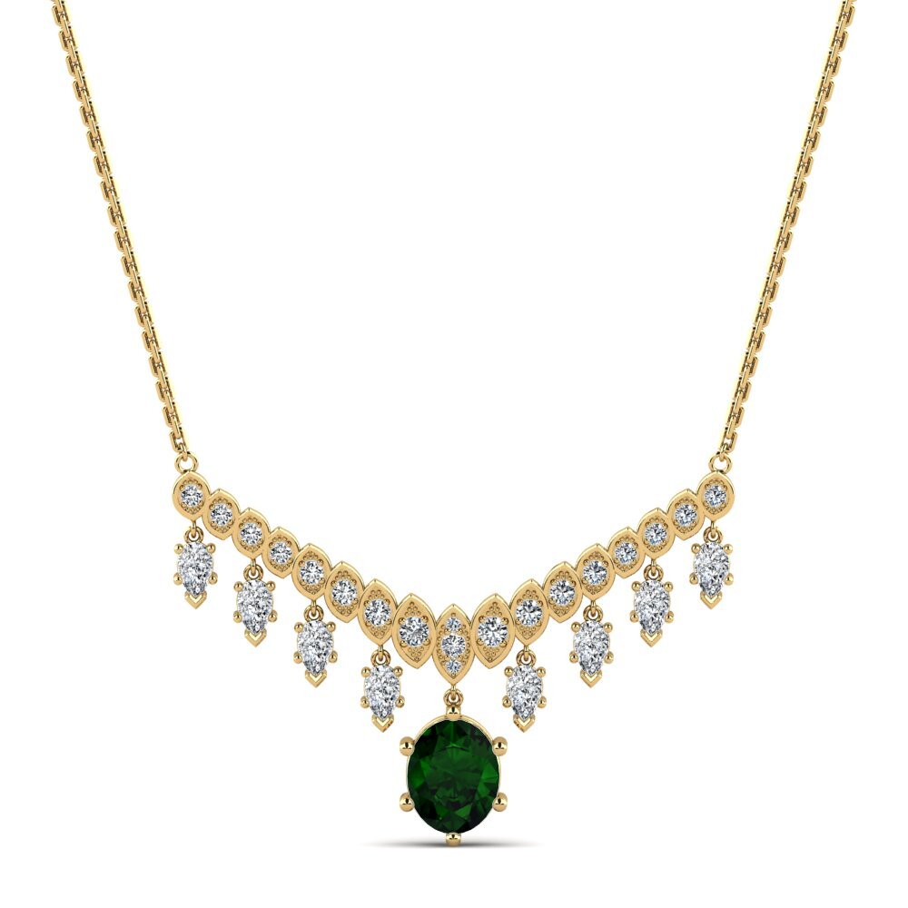 Green Tourmaline Women's Necklace Stonjourner