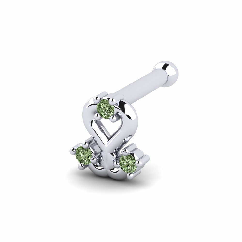 Groene Diamant Neus Pin Stout