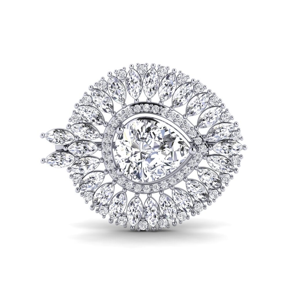 Diamante Broche Stowe