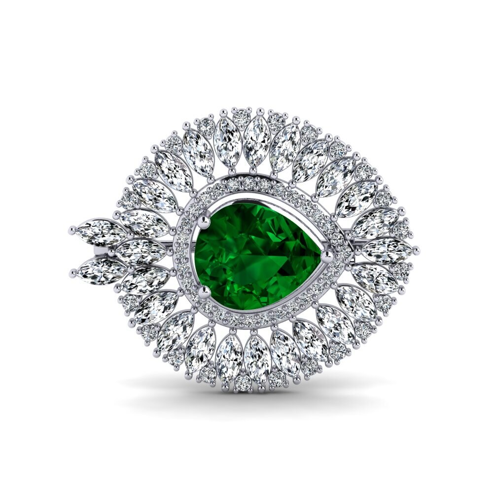 Circonita Verde Broche Stowe