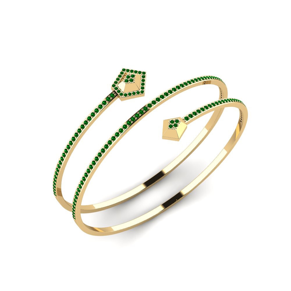 Green Zirconia Women's Bracelet Stratus