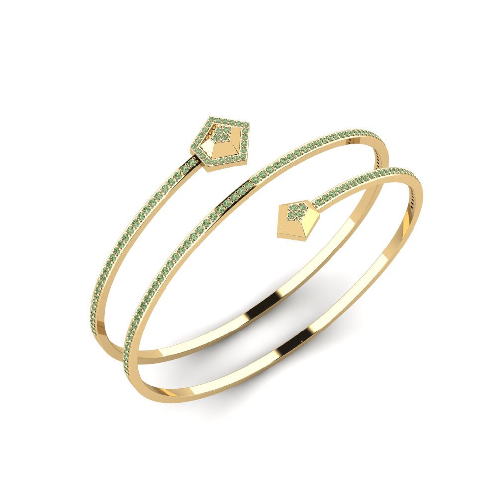 Groene Diamant Dames Armband Stratus