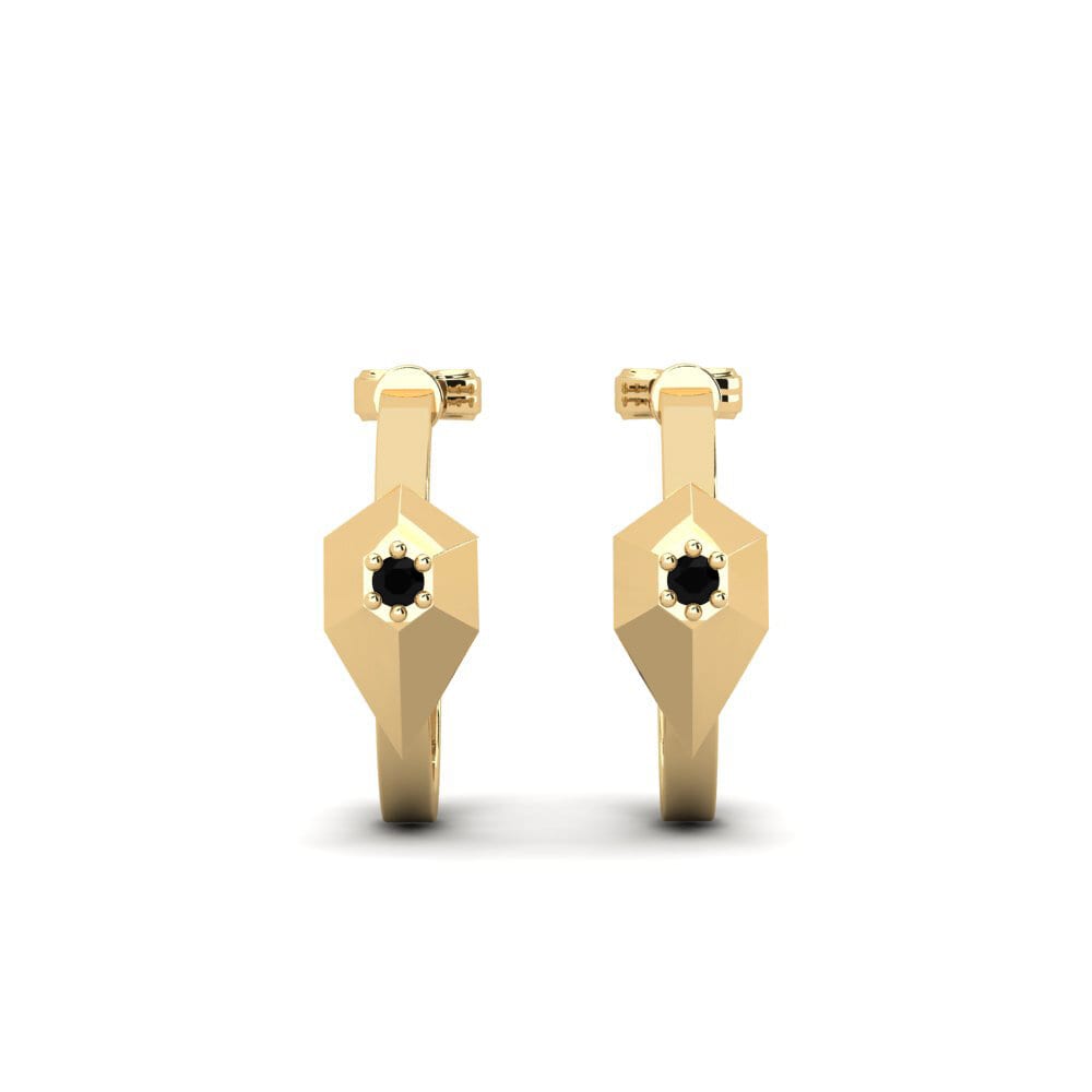 Black Sapphire Women's Earring Stroomy