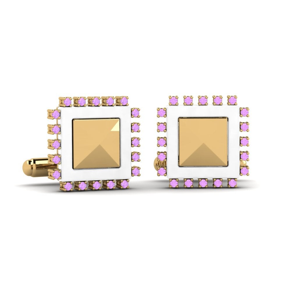 Amethyst Cufflink Strouth