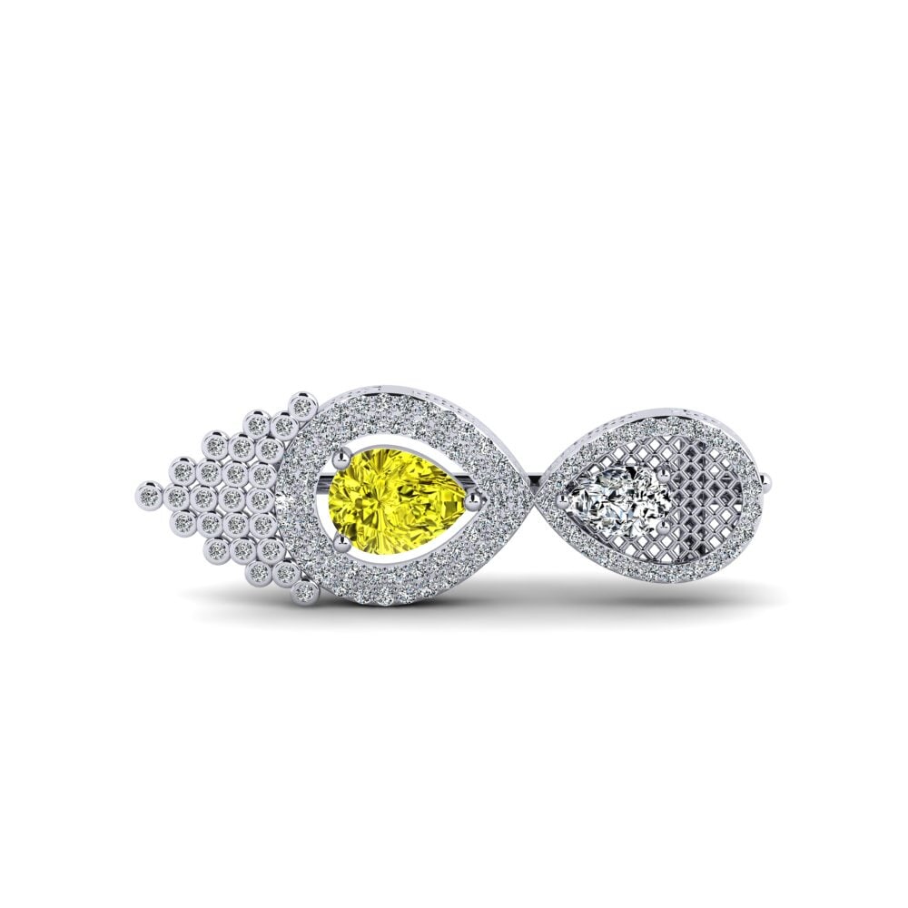 Diamante Amarillo Broche Struga