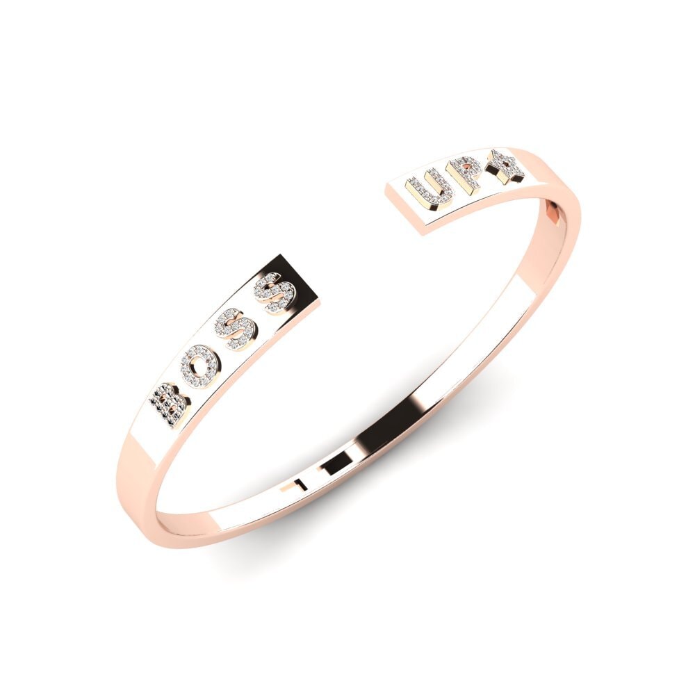18k Oro Rosa Moissanita Pulsera para hombre Stukeley
