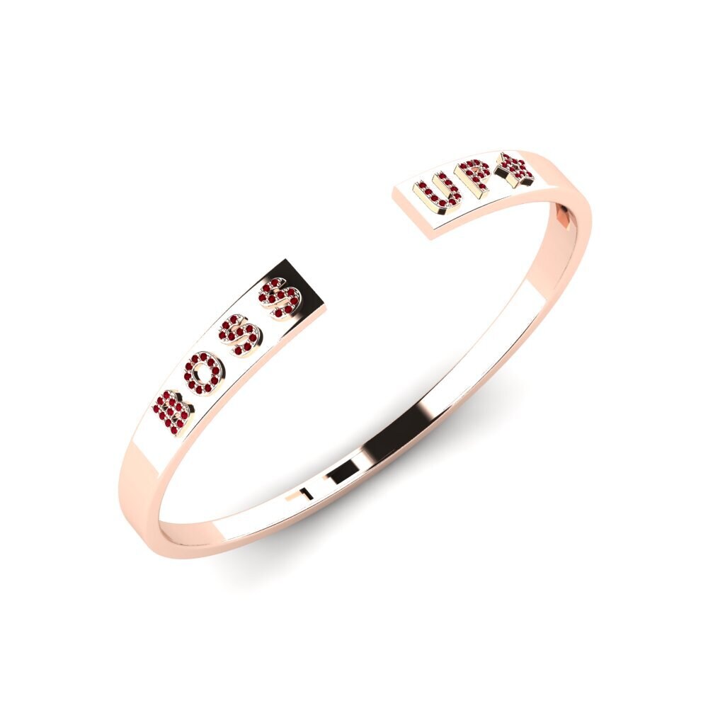 585 Emas Ros ruby-zirconia Gelang Lelaki Stukeley