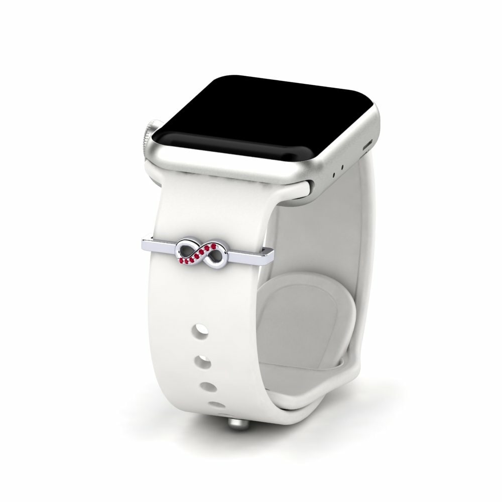 Joyería Tech Accesorio Para Apple Watch® Subitem Oro Blanco 585 Rubí