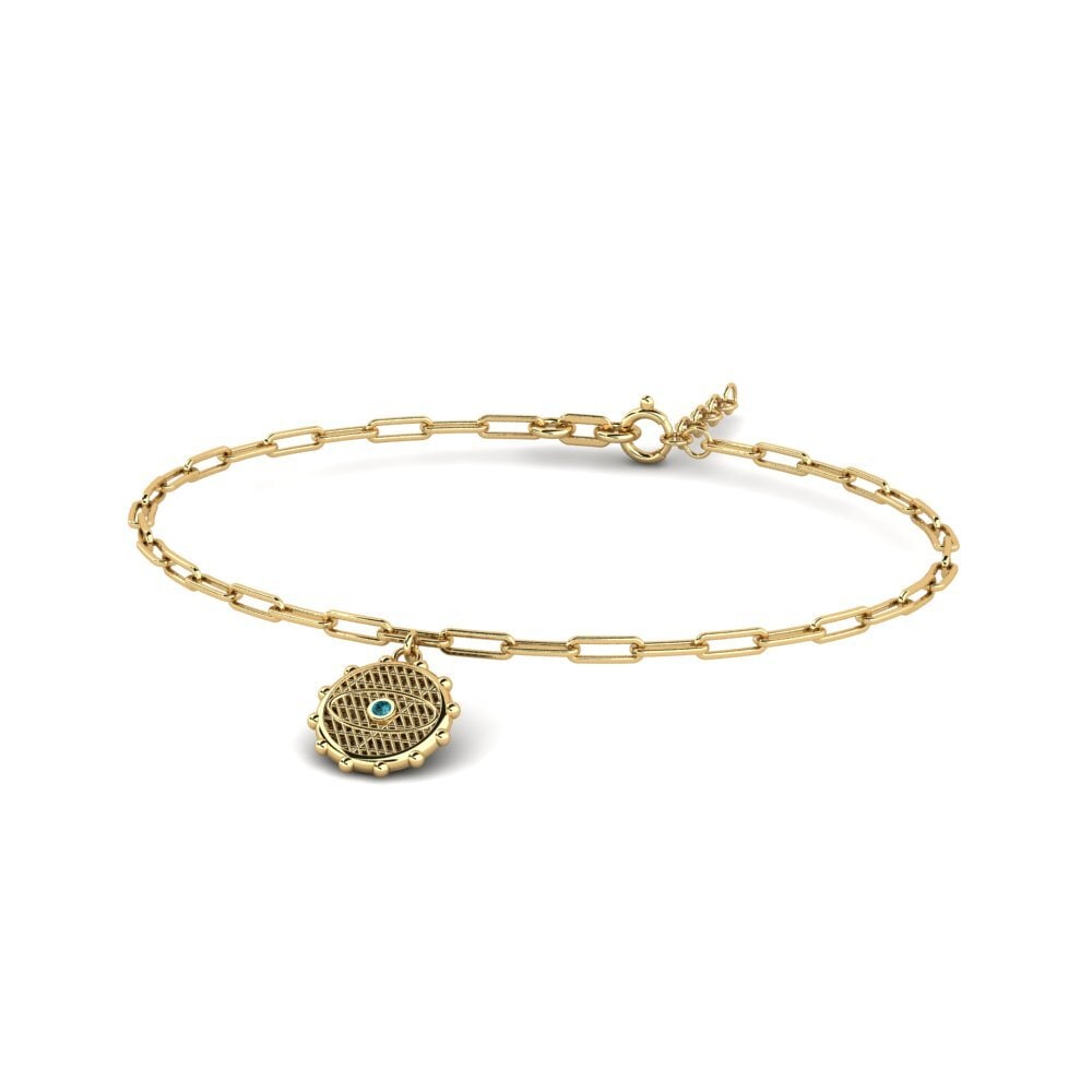 Diamant Bleu Bracelet trombones Sud