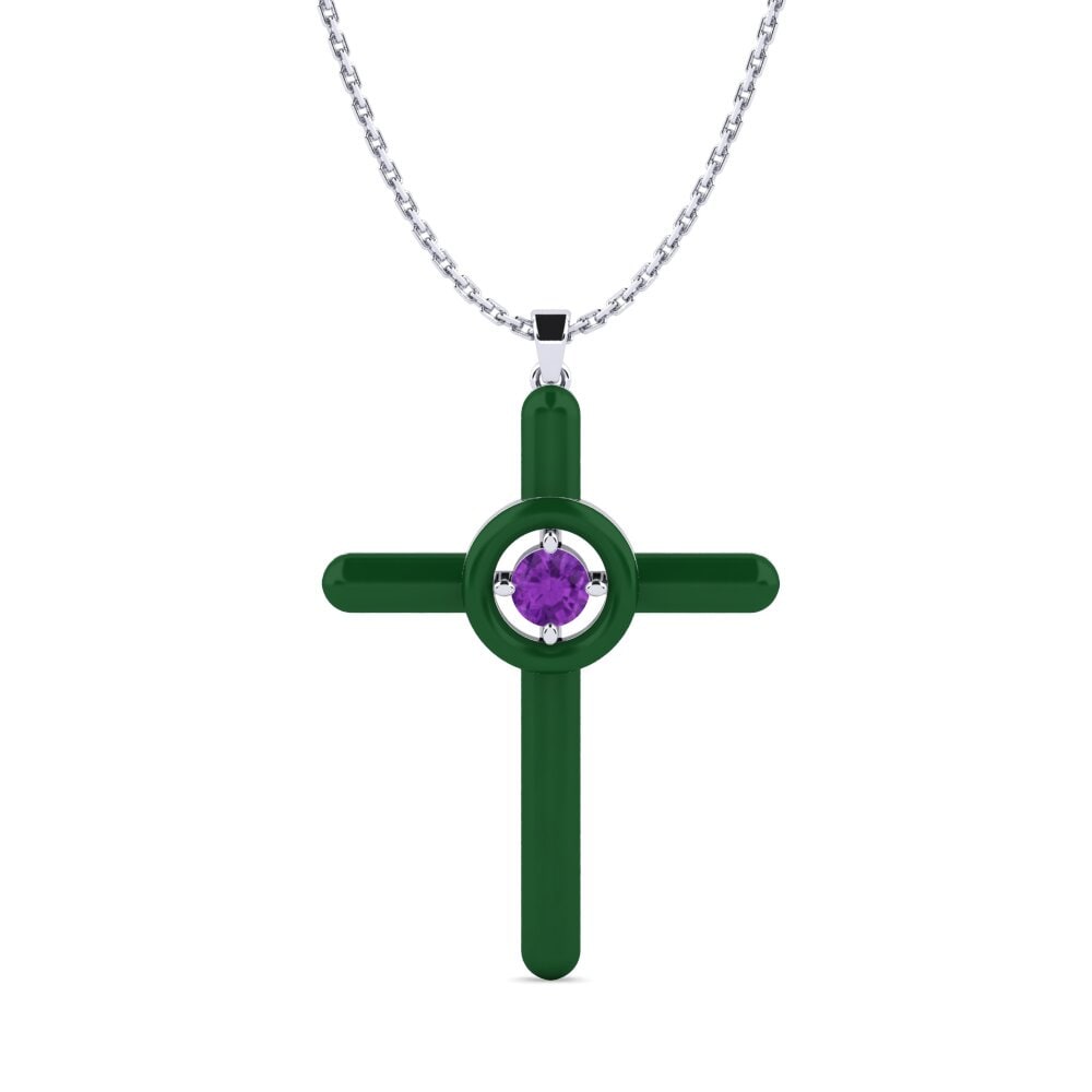 Amethyst Women's Pendant Suiker