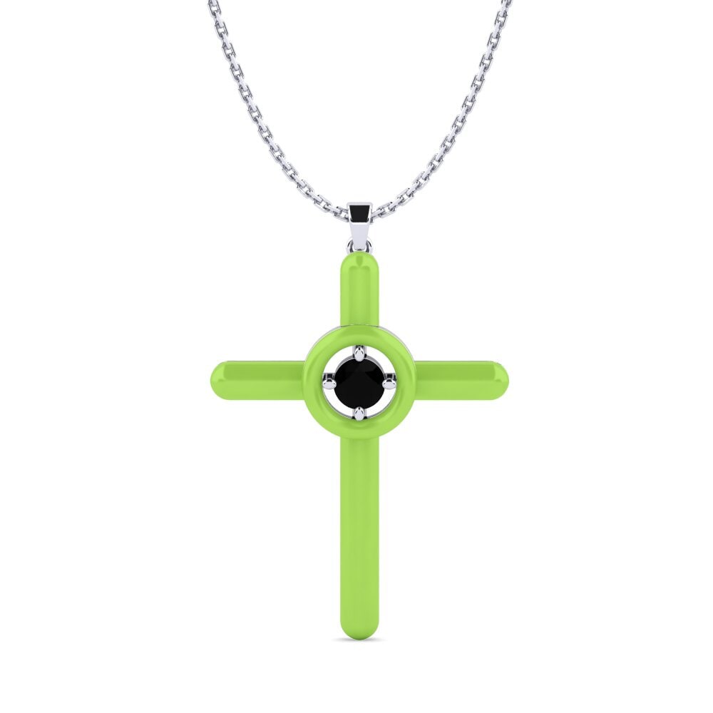 Black Sapphire Women's Pendant Suiker