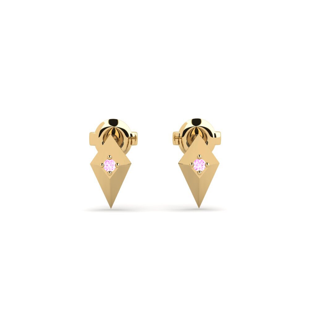 Pink Sapphire Women's Earring Sumber