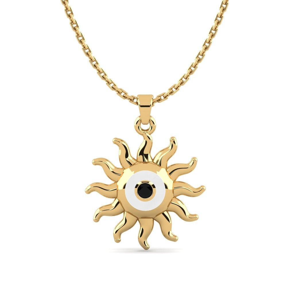 Diamante Negro Colgante de Mujer Sunanaco Women