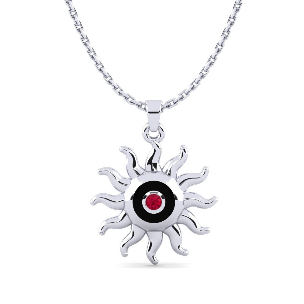 9ct White Gold Women's Pendant Sunanaco Women