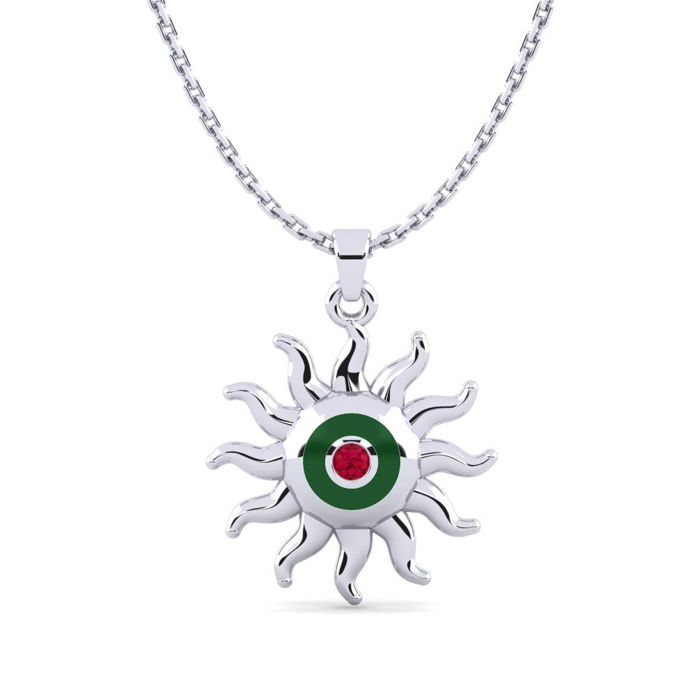 9ct White Gold Women's Pendant Sunanaco Women