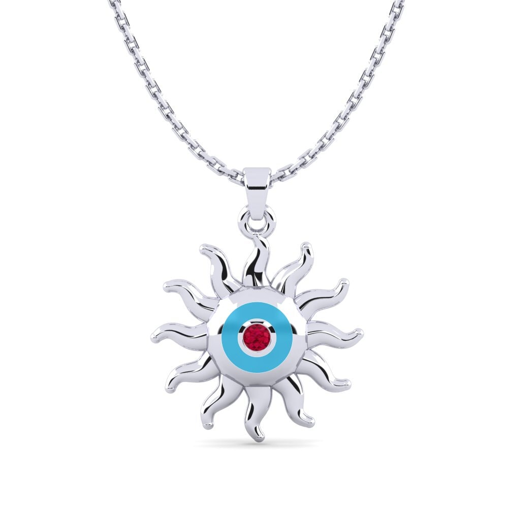 18ct White Gold Women's Pendant Sunanaco Women
