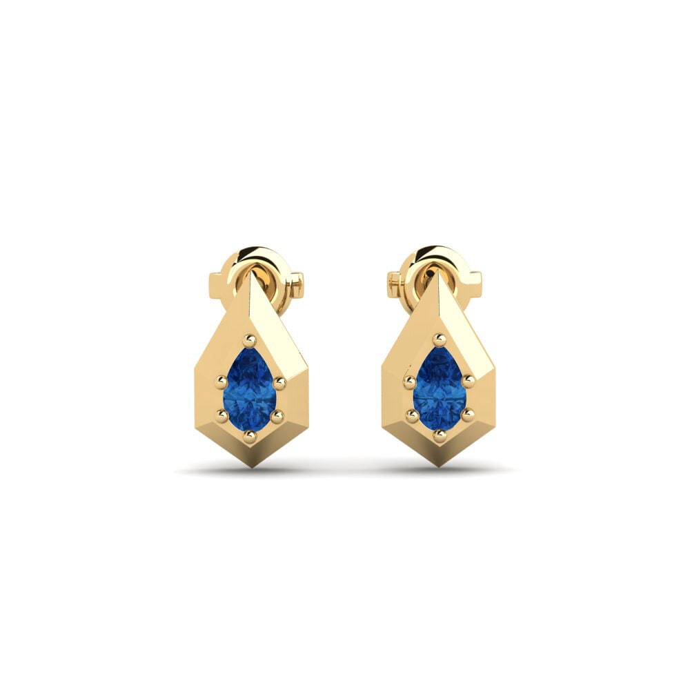 Dark Blue Zirconia Women's Earring Sungai