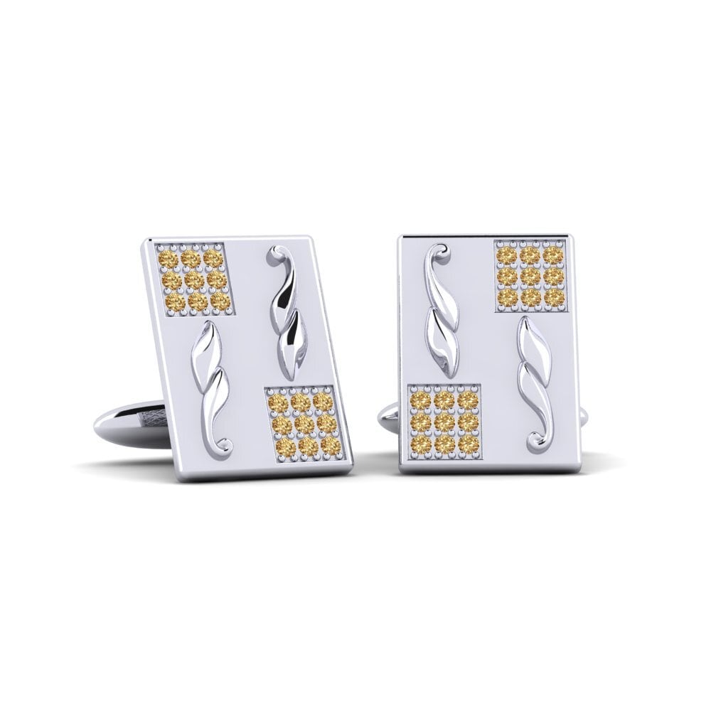 Brown Diamond Cufflink Sunglass