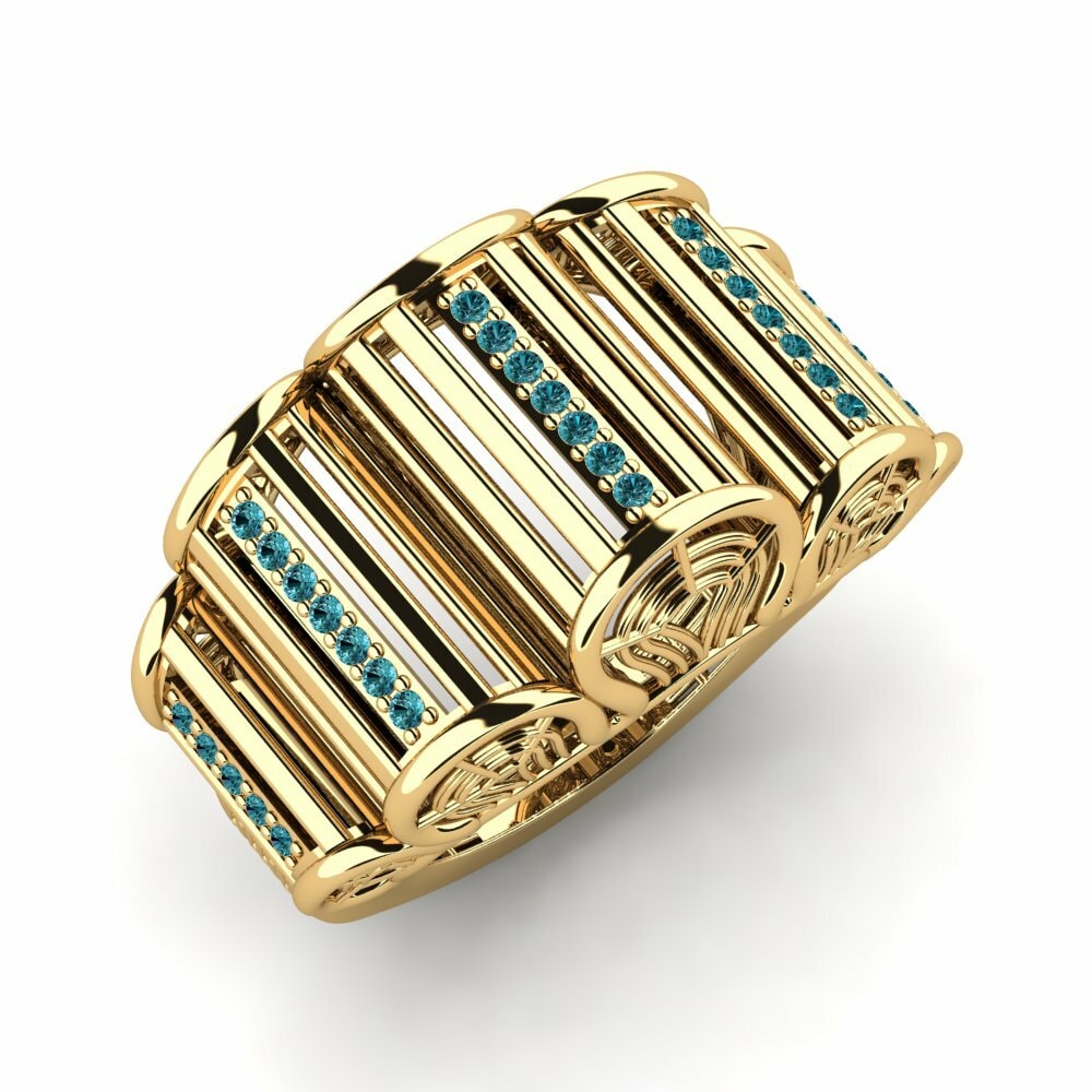 Or Jaune 14k Bague Sunni