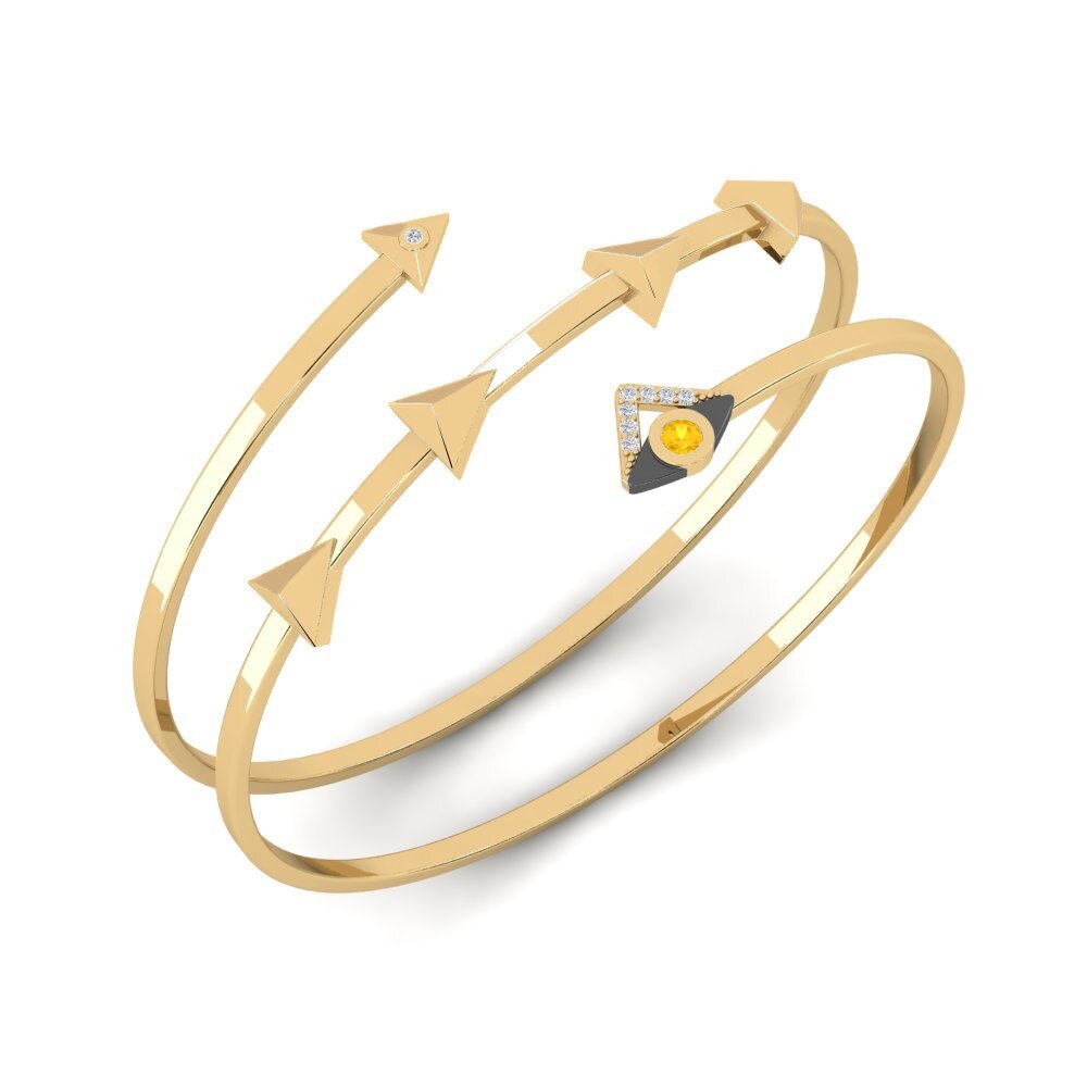 Citrine Women's Bangle Suolo