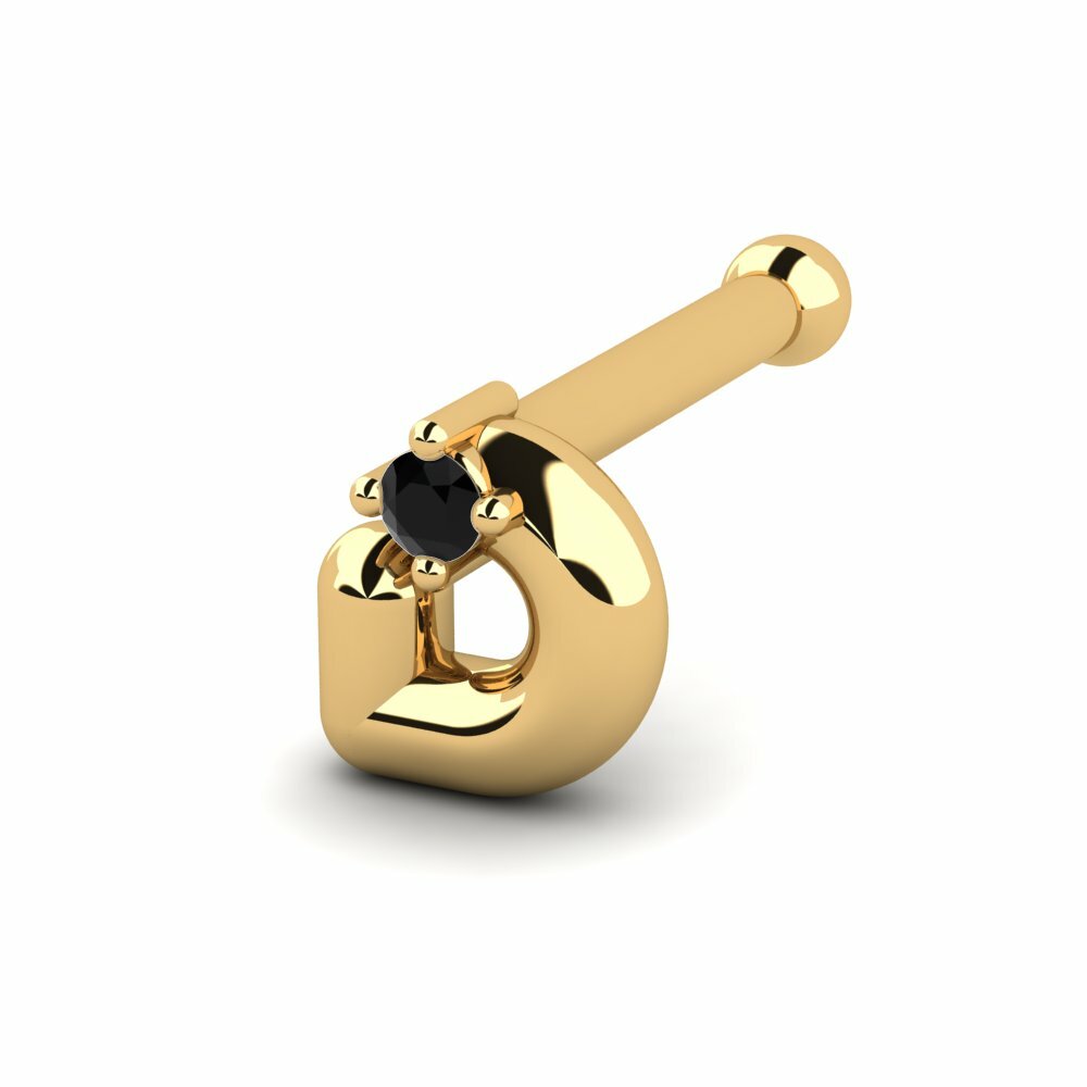 Saphir noir Piercing Nez Suppopular