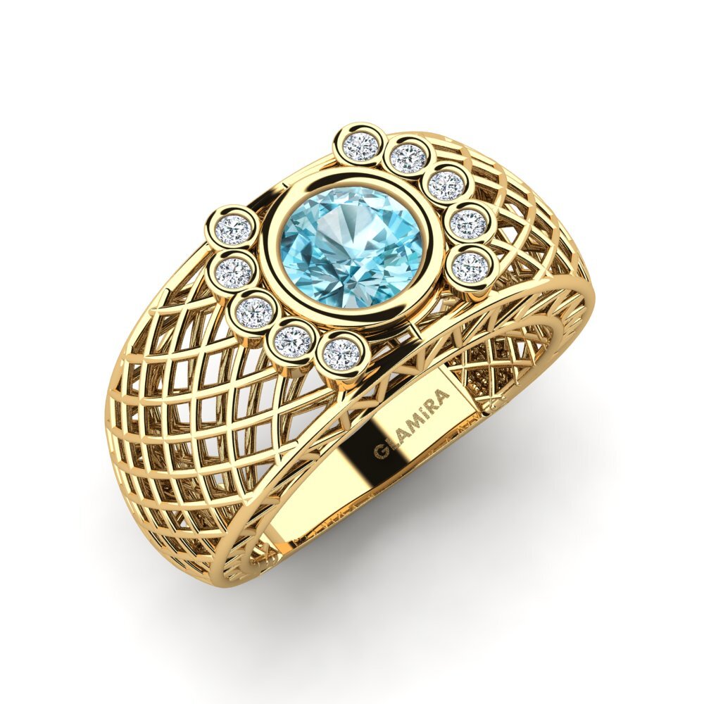 Blue Zircon Ring Surtr