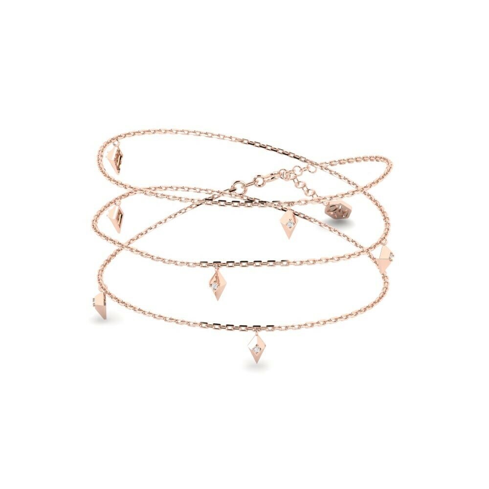 Oro Rosso 585 Collana da donna Sutlej