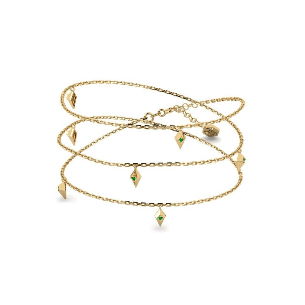 Smaragd Dames Ketting Sutlej
