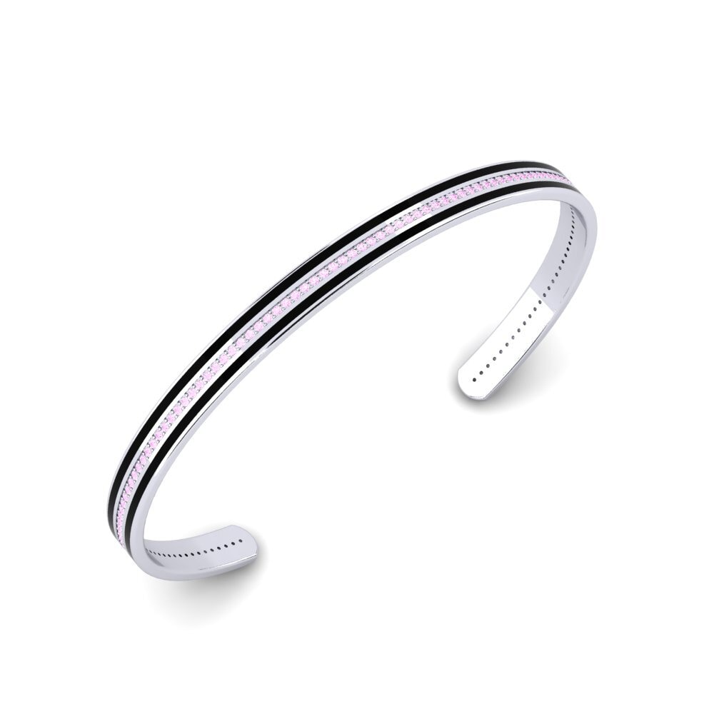 Pink Sapphire Women's Bracelet Swage