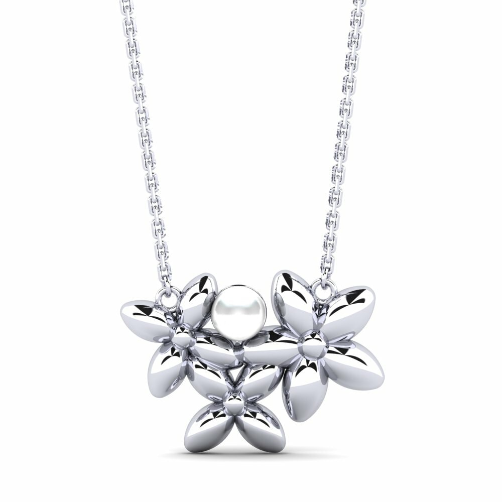 14ct White Gold Women's Necklace Sweeds
