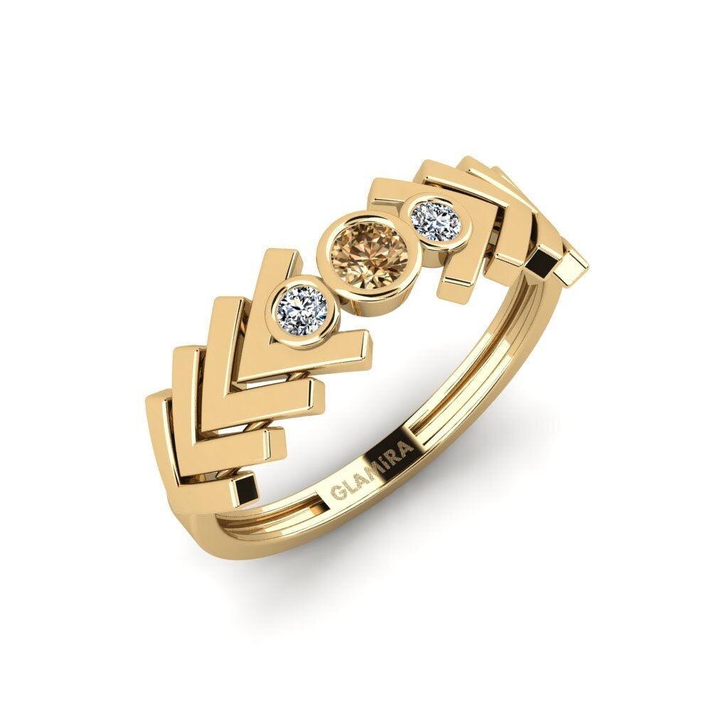 Brown Diamond Engagement Ring Swins
